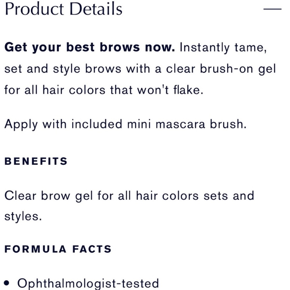 Estée Lauder Brow Now Stay In Place Brow Gel NWOT - Picture 2 of 8